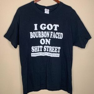 I got Bourbon Faced on Sh*t Street T shirt Memphis